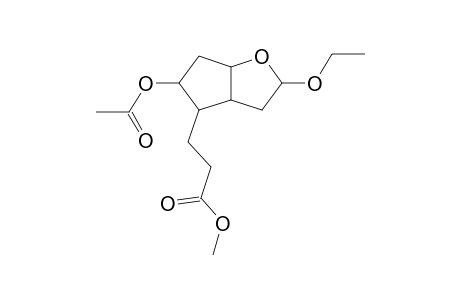 Methyl 3-[5'-acetoxy-2'-ethoxyhexahydro-2H-cyclopenta[b]furan-4'-yl]propionate