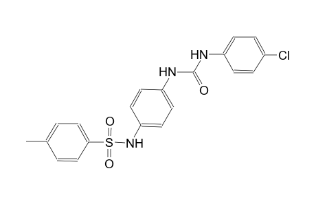 N-(4-{[(4-chloroanilino)carbonyl]amino}phenyl)-4-methylbenzenesulfonamide