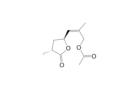6-METHYL-5-(10-O-ACETYL-ISOBUTYLENE)-LACTONE