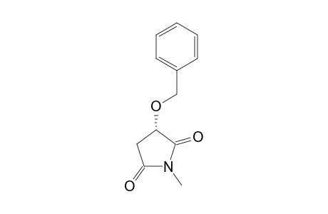 (-)-(S)-3-Benzyloxy-1-methyl-2,5-pyrrolidindione
