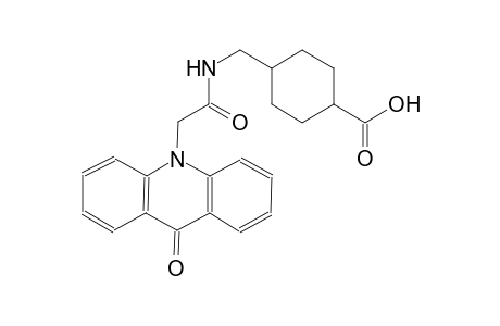 4-({[(9-oxo-10(9H)-acridinyl)acetyl]amino}methyl)cyclohexanecarboxylic acid