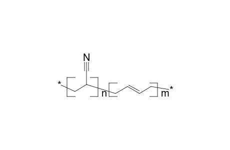 Hydrogenated poly(butadiene-co-acrylonitrile), 34% an units