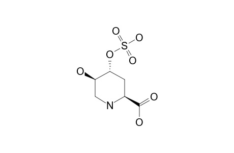 CRIBRONIC-ACID;(2S,4R,5R)-5-HYDROXY-4-SULFOOXYPIPERIDINE-2-CARBOXYLIC-ACID