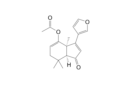 Acetic acid (3aRS,7aSR)-3-Furan-3-yl-3a,7,7-trimethyl-1-oxo-3a,6,7,7a-tetrahydro-1H-inden-4-yl ester