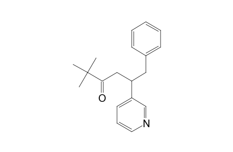 3-Hexanone, 2,2-dimethyl-6-phenyl-5-(3-pyridinyl)-