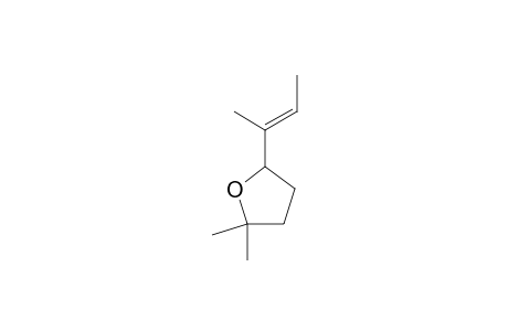 Furan, tetrahydro-2,2-dimethyl-5-(1-methyl-1-propenyl)-