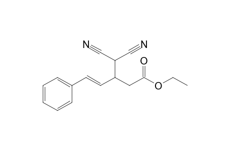 (E)-3-(dicyanomethyl)-5-phenyl-4-pentenoic acid ethyl ester