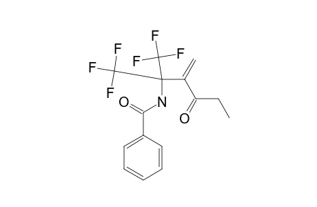 N-[2-propionyl-1,1-bis(trifluoromethyl)prop-2-enyl]benzamide
