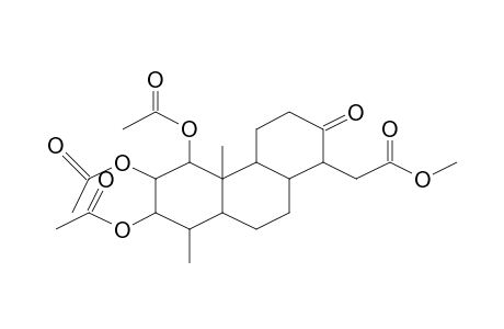 (5,6,7-Triacetoxy-4b,8-dimethyl-2-oxo-tetradecahydro-phenanthren-1-yl)-acetic acid, methyl ester