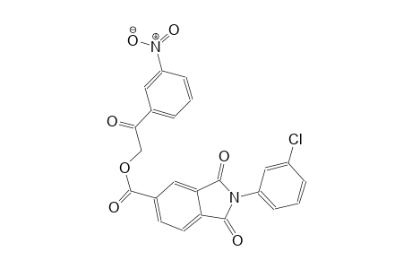 1H-isoindole-5-carboxylic acid, 2-(3-chlorophenyl)-2,3-dihydro-1,3-dioxo-, 2-(3-nitrophenyl)-2-oxoethyl ester