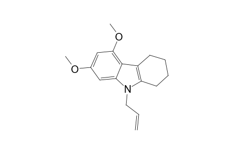 5,7-Dimethoxy-9-(prop-2'-enyl)-1,2,3,4-tetrahydrocarbazole