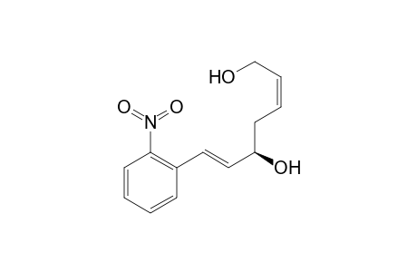 (2Z,5R,6E)-7-(2-Nitrophenyl)hepta-2,6-diene-1,5-diol