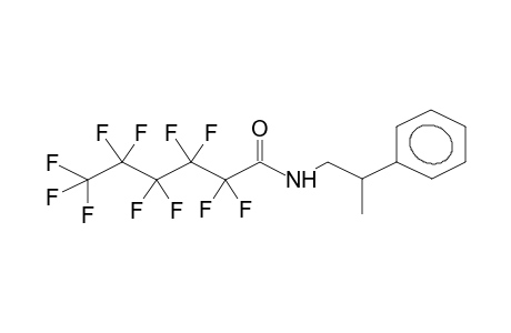 N-(2-METHYL-2-PHENYLETHYL)-PERFLUORO-HEXANOIC ACID AMIDE