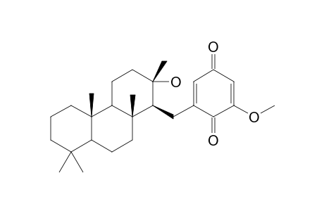 2-[[(1S,2S,4bS,10aR)-2-hydroxy-2,4b,8,8,10a-pentamethyl-1,3,4,4a,5,6,7,8a,9,10-decahydrophenanthren-1-yl]methyl]-6-methoxy-p-benzoquinone