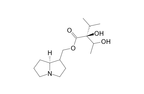 (2'-.beta.)-1-[(2',3'-Dihydroxy-2'-<isopropyl>butanoyl)methoxy]-pyrrolizidine