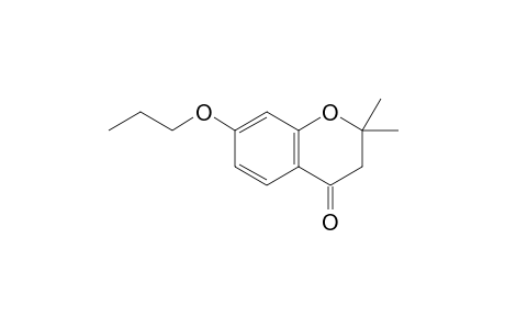 2,2-dimethyl-7-propoxy-2,3-dihydro-4H-chromen-4-one