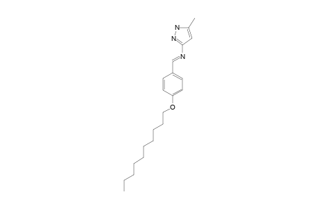 1H-5-METHYL-3-(4-N-DECYLOXYBENZYLIDENE)-AMINOPYRAZOLE