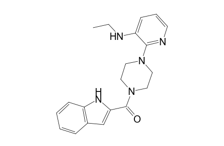 [4-[3-(ethylamino)-2-pyridinyl]-1-piperazinyl]-(1H-indol-2-yl)methanone
