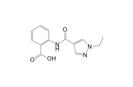 2-{[(1-ethyl-1H-pyrazol-4-yl)carbonyl]amino}benzoic acid