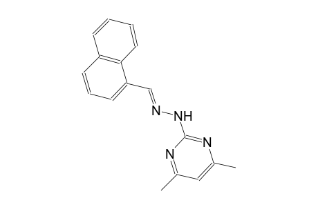 1-naphthaldehyde (4,6-dimethyl-2-pyrimidinyl)hydrazone