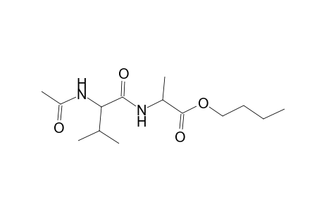 L-Alanine, N-(N-acetyl-L-valyl)-, butyl ester