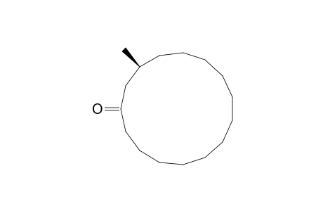 (3S)-3-methyl-1-cyclopentadecanone