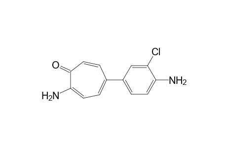 2-Amino-5-(4-amino-3-chlorophenyl)tropone