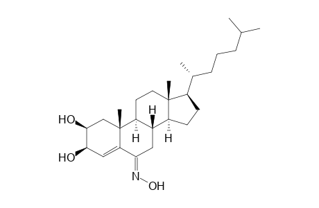 (2S,3R,6E,8S,9S,10R,13R,14S,17R)-6-hydroxyimino-10,13-dimethyl-17-[(2R)-6-methylheptan-2-yl]-1,2,3,7,8,9,11,12,14,15,16,17-dodecahydrocyclopenta[a]phenanthrene-2,3-diol