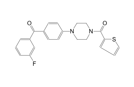 (3-Fluorophenyl)(4-[4-(2-thienylcarbonyl)-1-piperazinyl]phenyl)methanone