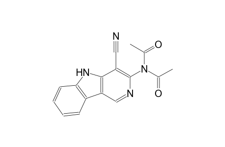 N-acetyl-N-(4-cyano-5H-pyrido[4,3-b]indol-3-yl)acetamide