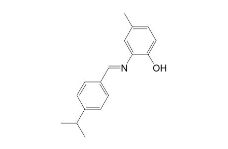 2-([(E)-(4-Isopropylphenyl)methylidene]amino)-4-methylphenol