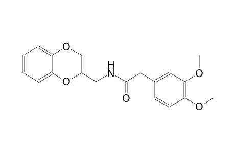 benzeneacetamide, N-[(2,3-dihydro-1,4-benzodioxin-2-yl)methyl]-3,4-dimethoxy-