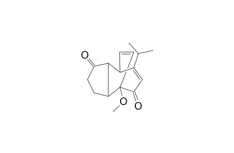 7-Methoxy-10-isopropyltricyclo[5.3.2.0(2,6)]dodeca-9,11-dien-3,8-dione isomer
