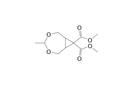 Dimethyl (syn)-4-methyl-3,5-dioxabicyclo[5.1.0]octane-8,8-dicarboxylate