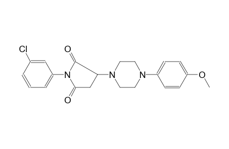 1-(3-chlorophenyl)-3-[4-(4-methoxyphenyl)-1-piperazinyl]-2,5-pyrrolidinedione