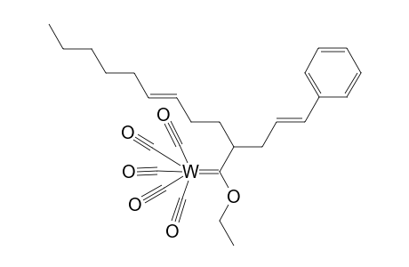 (1-ETHOXY-2-CINNAMYLUNDEC-5-ENYLIDENE)-PENTACARBONYLTUNGSTEN-(0)