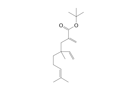 tert-butyl 4,8-dimethyl-2-methylene-4-vinylnon-7-enoate