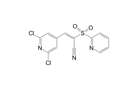 Propenenitrile, 3-(2,6-dichloro-4-pyridyl)-2-(2-pyridylsulfonyl)-