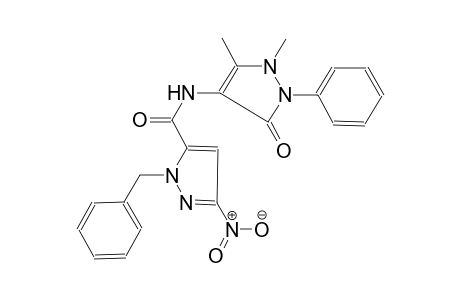 1H-pyrazole-5-carboxamide, N-(2,3-dihydro-1,5-dimethyl-3-oxo-2-phenyl-1H-pyrazol-4-yl)-3-nitro-1-(phenylmethyl)-