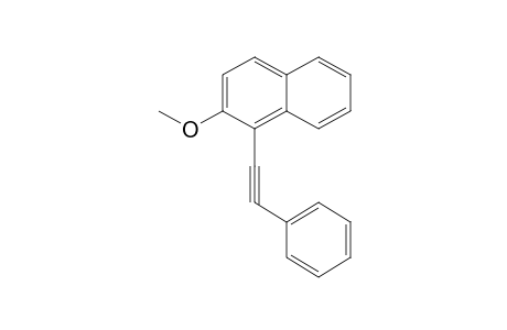 Methyl 1-(phenylethynyl)naphthalen-2-yl ether