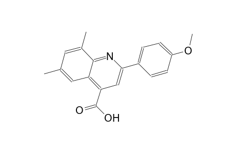 2-(4-methoxyphenyl)-6,8-dimethyl-4-quinolinecarboxylic acid