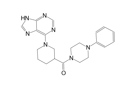 9H-purine, 6-[3-[(4-phenyl-1-piperazinyl)carbonyl]-1-piperidinyl]-