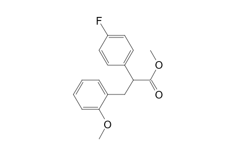 Methyl 2-(4-fluorophenyl)-3-(2-methoxyphenyl)propanoate