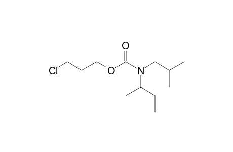 Carbonic acid, monoamide, N-(2-butyl)-N-isobutyl-, 3-chloropropyl ester