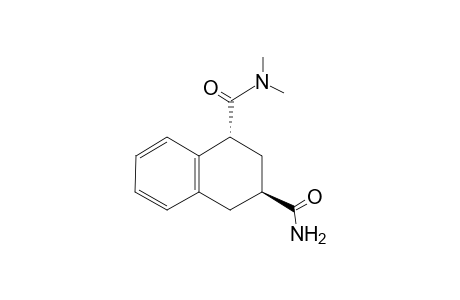 trans-1-(N,N-Dimethylcarboxamido)-1,2,3,4-tetrahydronaphthalene-3-carboxamide