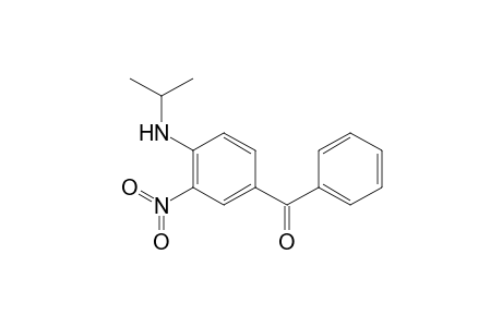 4-Isopropylamino-3-nitrobenzophenone