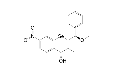 (S)-1-(2-{[(R)-(2-Methoxy-2-phenyl)ethyl]seleno}-4-nitrophenyl)propanol