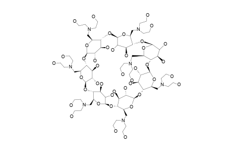 PER-6-[BIS-(HYDROXYETHYL)-AMINO]-6-DEOXY-BETA-CYClODEXTRIN