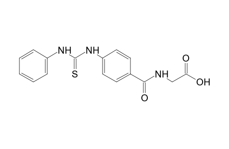 p-(3-phenyl-2-thioureido)hippuric acid