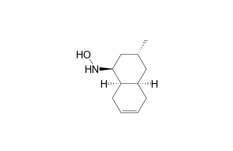 1-Naphthalenamine, 1,2,3,4,4a,5,8,8a-octahydro-N-hydroxy-3-methyl-, [1S-(1.alpha.,3.beta.,4a.beta.,8a.beta.)]-